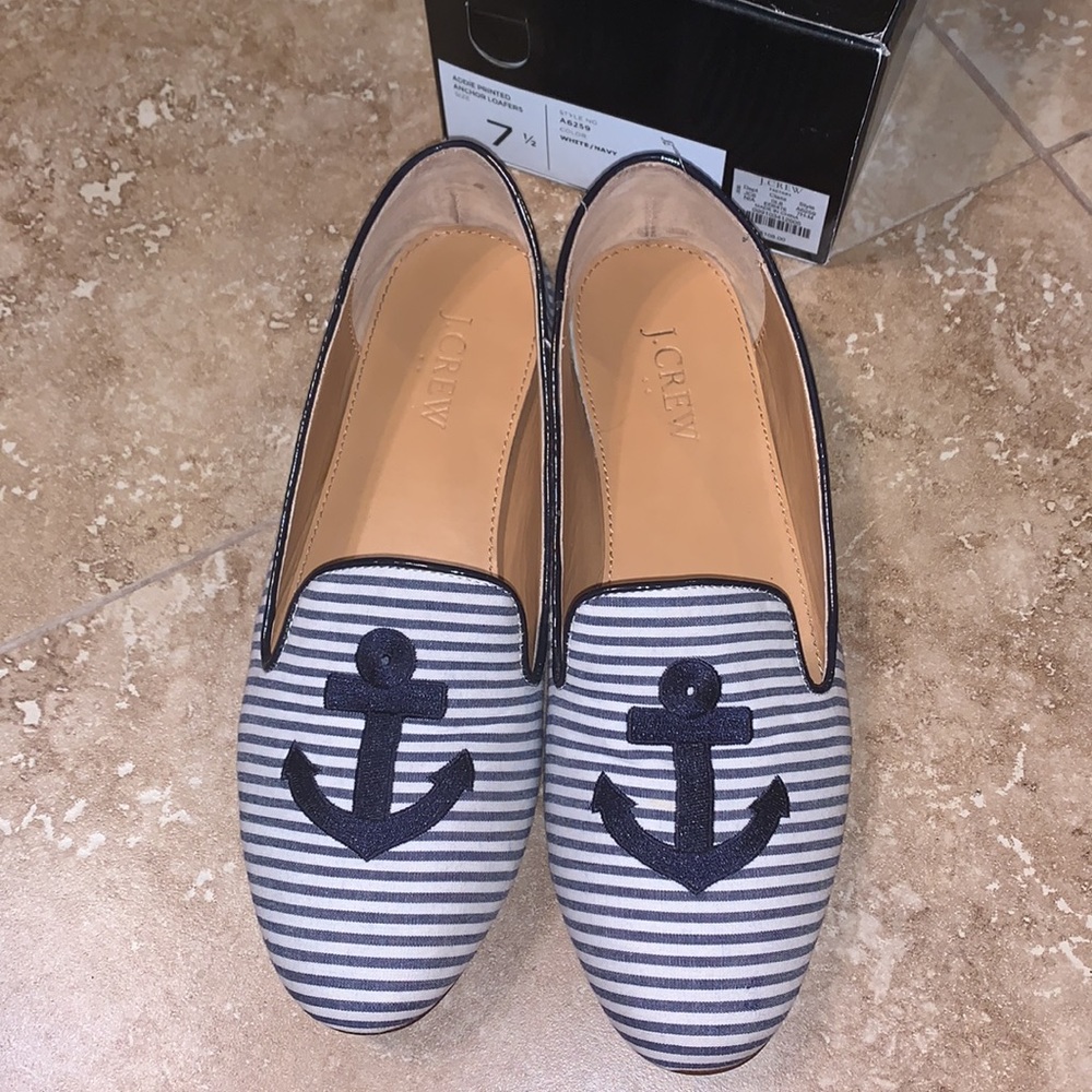 J.Crew anchor loafers